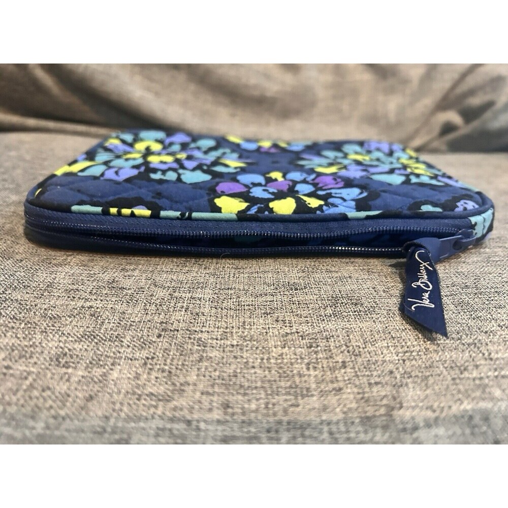 Vera Bradley E Reader Tablet Sleeve Indigo Pop Blue Purple Green Floral - Picture 6 of 10